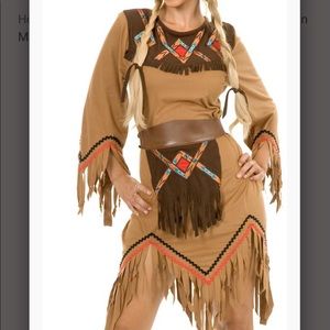 Halloween Sakajawea Indian Maiden Costume